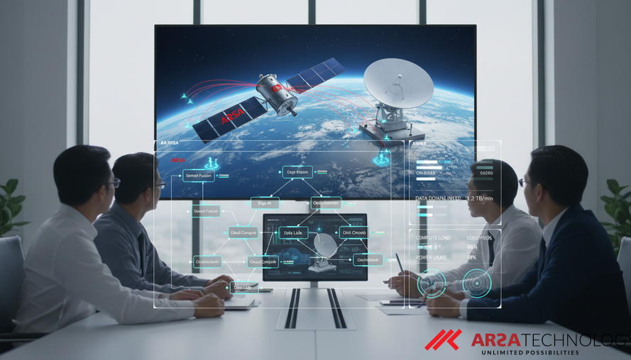 AI-Powered Execution Planning for Hybrid Space-Ground Satellite Workloads